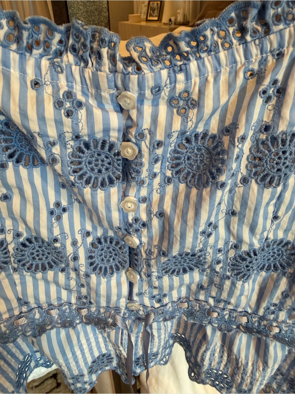 Loeffler Randall eyelet top - Picture 2 of 4